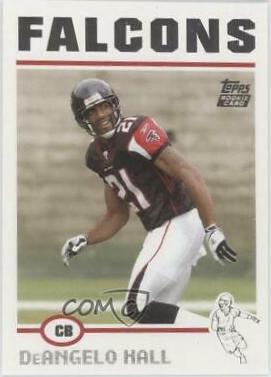 DeAngelo Hall #321 Football Cards 2004 Topps