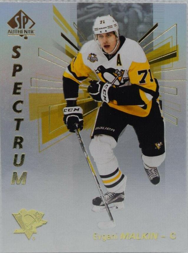 Evgeni Malkin #S-35 Hockey Cards 2016 SP Authentic Spectrum FX