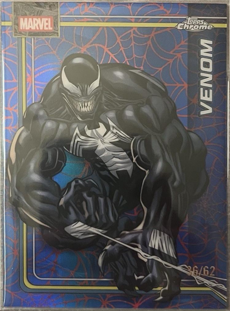 Venom Spider-Web Red/Blue Refractor