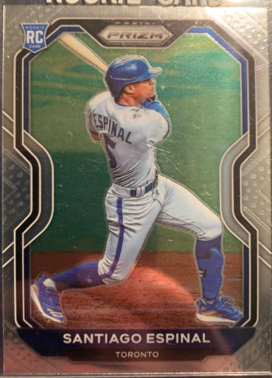 Santiago Espinal #72 Baseball Cards 2021 Panini Prizm