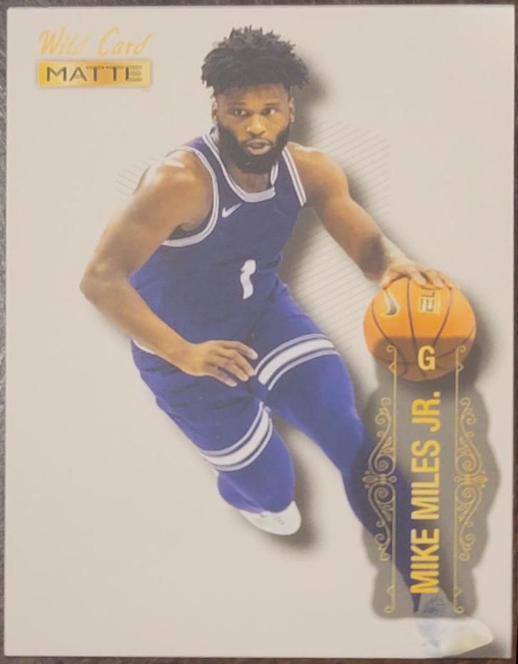 Mike Miles Jr #MB-59 2022 Wild Card Matte Basketball