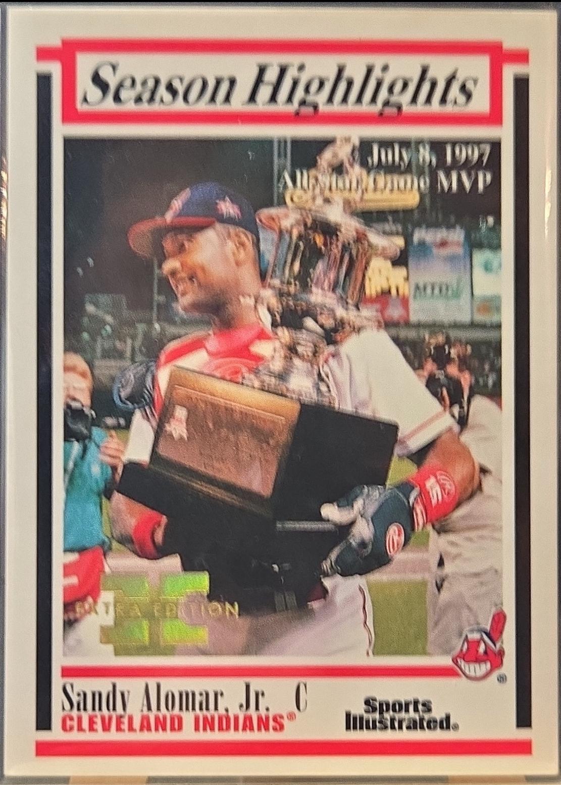 Sandy Alomar, Jr. #34 1997 Sports Illustrated Baseball