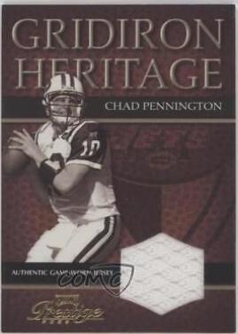 Chad Pennington #GH-19 Football Cards 2003 Playoff Prestige Gridiron Heritage