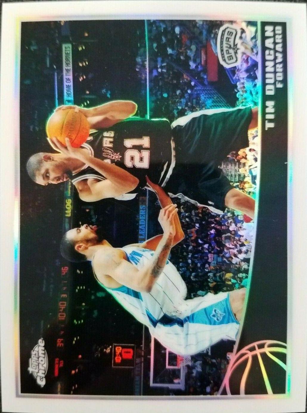 Tim Duncan Refractor #86 Prices | 2009 Topps Chrome | Basketball Cards