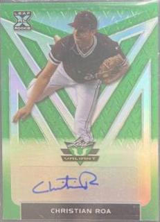 Christian Roa #BA-CR1 2020 Leaf Valiant Autographs Baseball