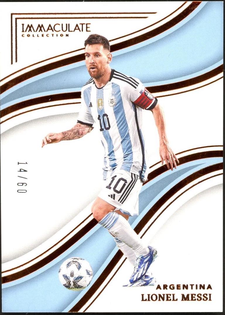 Lionel Messi #8 Soccer Cards 2023 Panini Immaculate