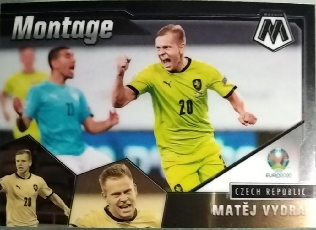 Matej Vydra #4 Soccer Cards 2021 Panini Mosaic UEFA Euro 2020 Montage