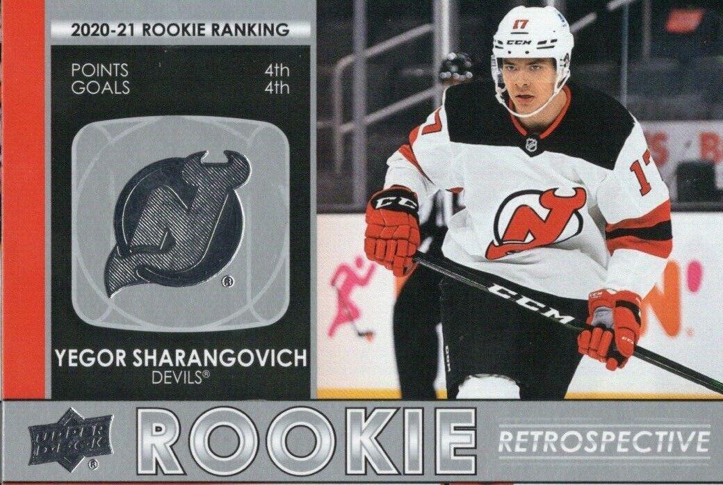 Yegor Sharangovich #RR-5 Hockey Cards 2021 Upper Deck Rookie Retrospective