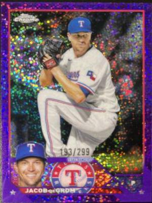 Jacob deGrom [Purple Speckle] #12