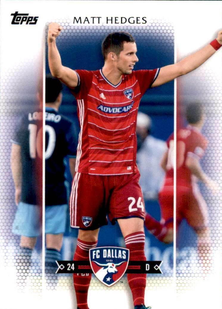 Matt Hedges #47 Soccer Cards 2017 Topps MLS