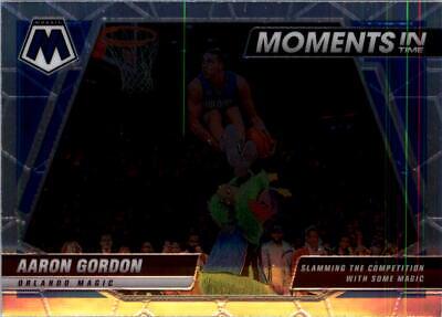 Aaron Gordon #2 Basketball Cards 2021 Panini Mosaic Moments in Time