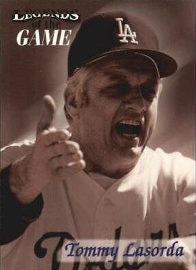 Tommy Lasorda #17 Baseball Cards 1998 Sports Illustrated Then & Now