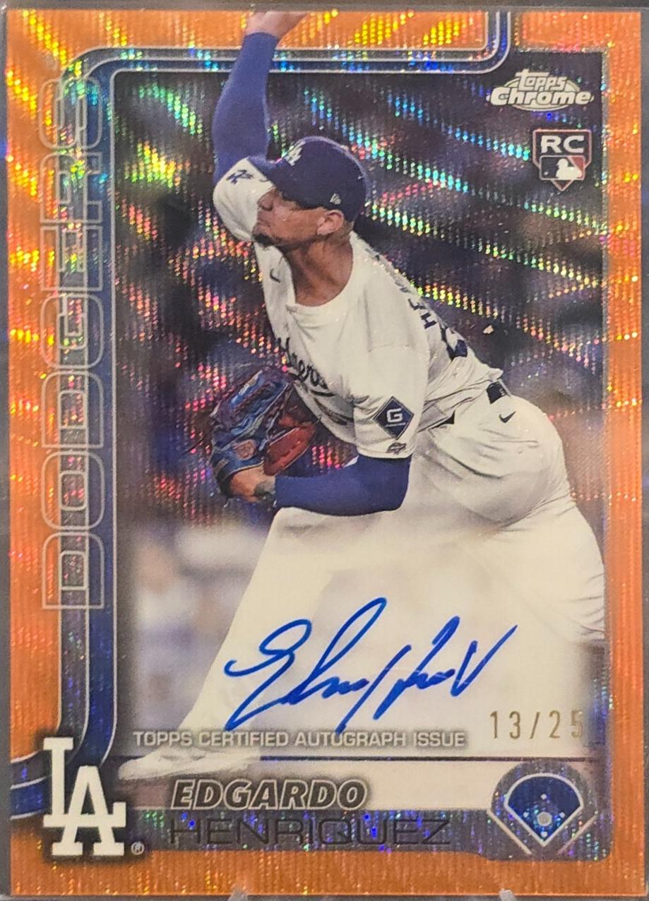 Edgardo Henriquez [Orange Wave Refractor] #RA-EH