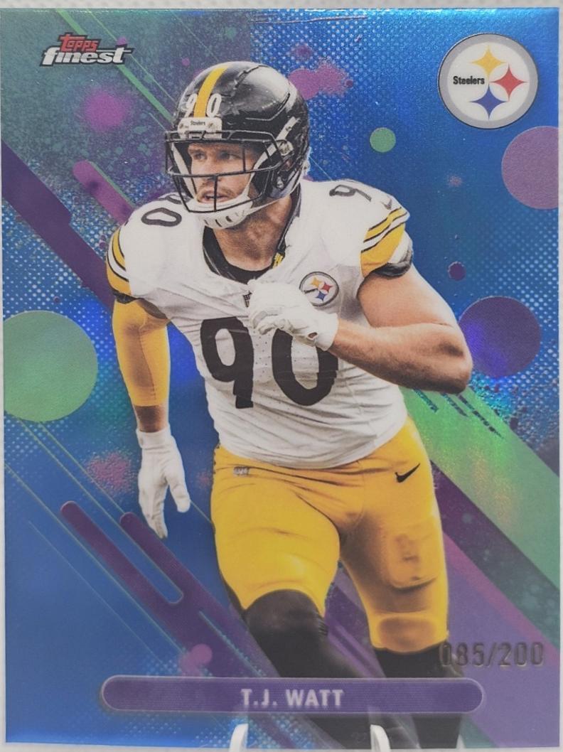 T.J. Watt [Blue Refractor] #99