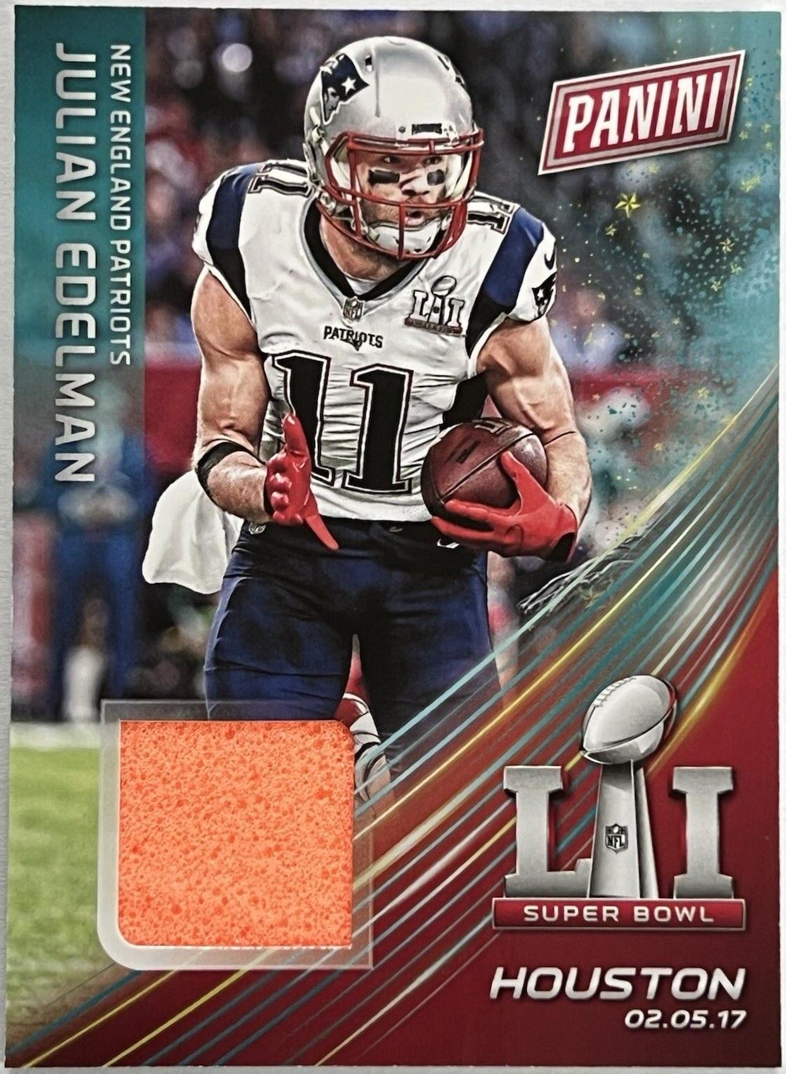 Julian Edelman #SB-11 Football Cards 2017 Panini Black Friday Super Bowl