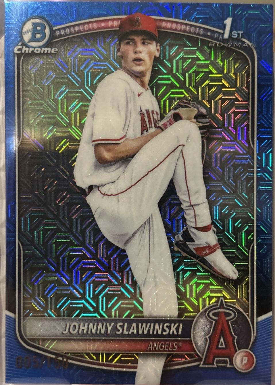 Johnny Slawinski [Blue Mojo] #BDC-153 Prices | 2025 Bowman Draft Chrome ...