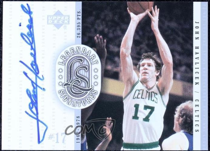 John Havlicek #JH Basketball Cards 1999 Upper Deck Legends Legendary Signature