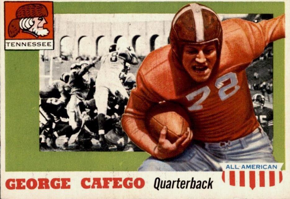 George Cafego #8 Football Cards 1955 Topps All American