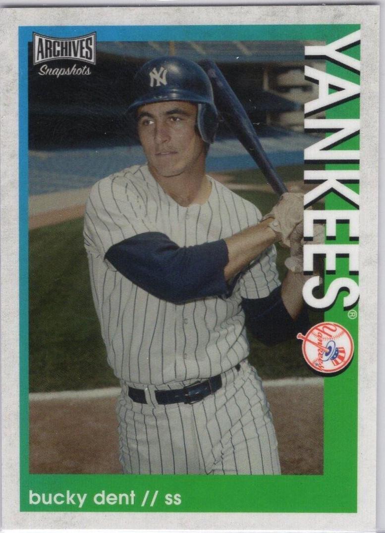 Bucky Dent #3 Baseball Cards 2022 Topps Archives Snapshots