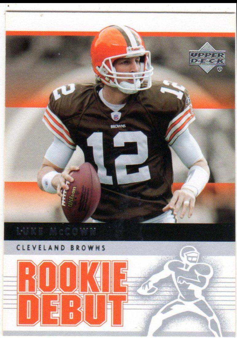 Luke McCown #23 2005 Upper Deck Rookie Debut Football