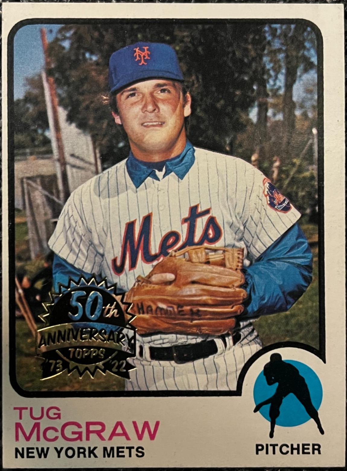 Tug McGraw #30 2022 Topps Heritage 50th Anniversary Buyback Baseball