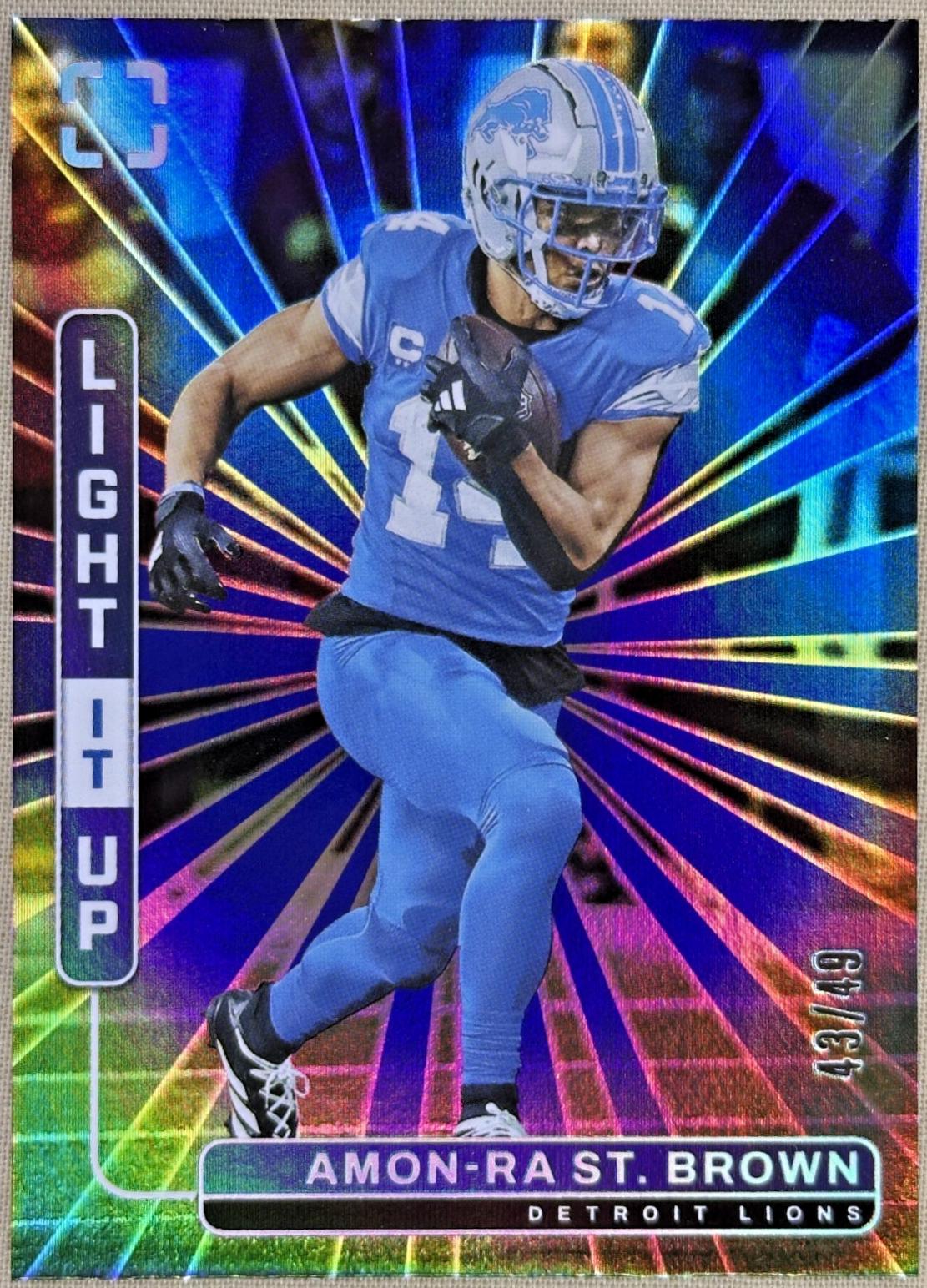 Amon-Ra St. Brown [Blue] #18