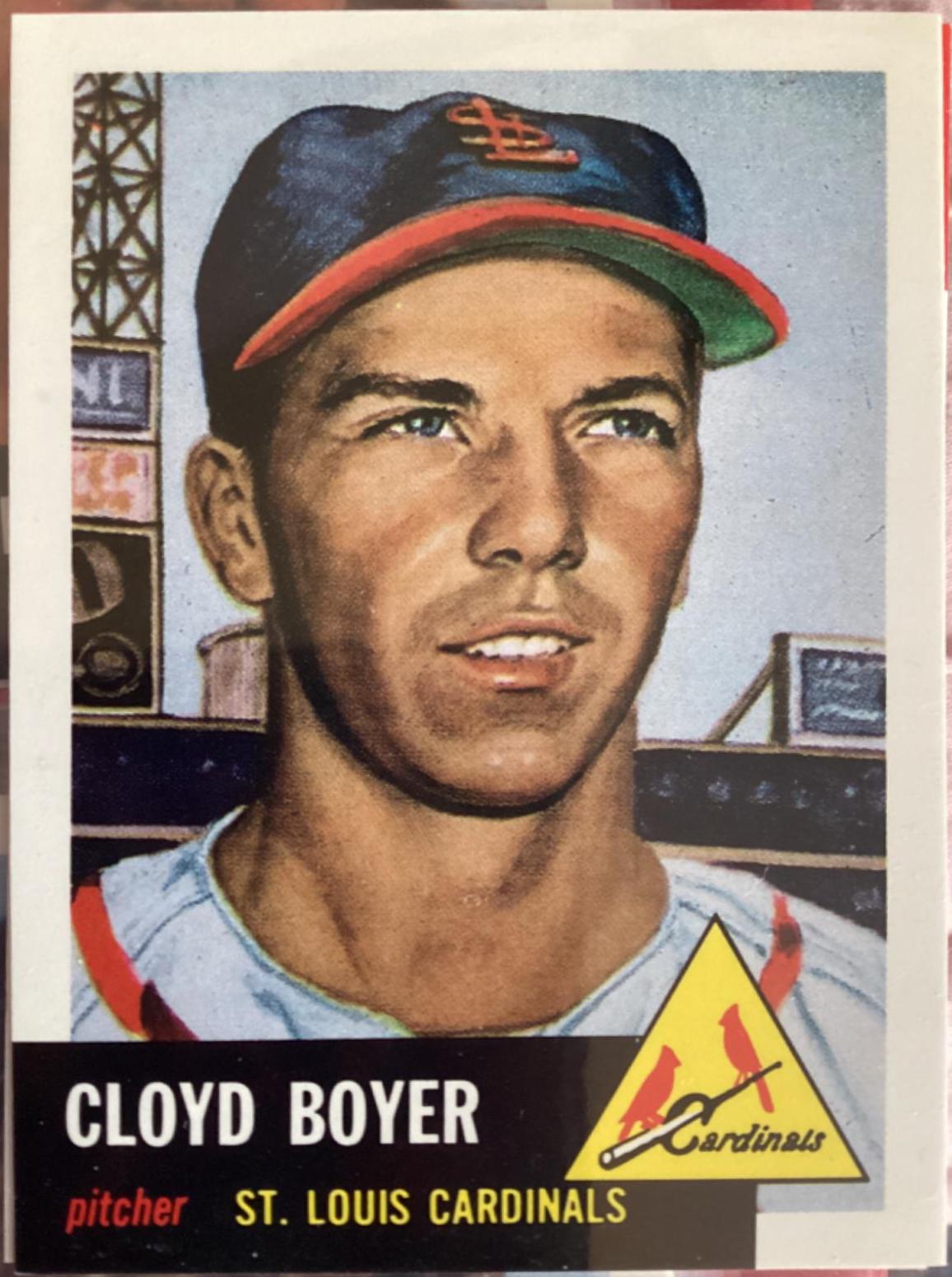 Cloyd Boyer #60 1991 Topps Archives 1953 Baseball