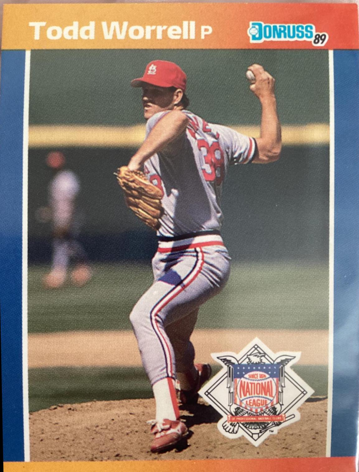 Todd Worrell #60 Baseball Cards 1989 Donruss All Stars