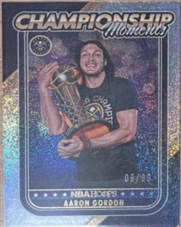 Aaron Gordon #2 Basketball Cards 2023 Panini Hoops Championship Moments
