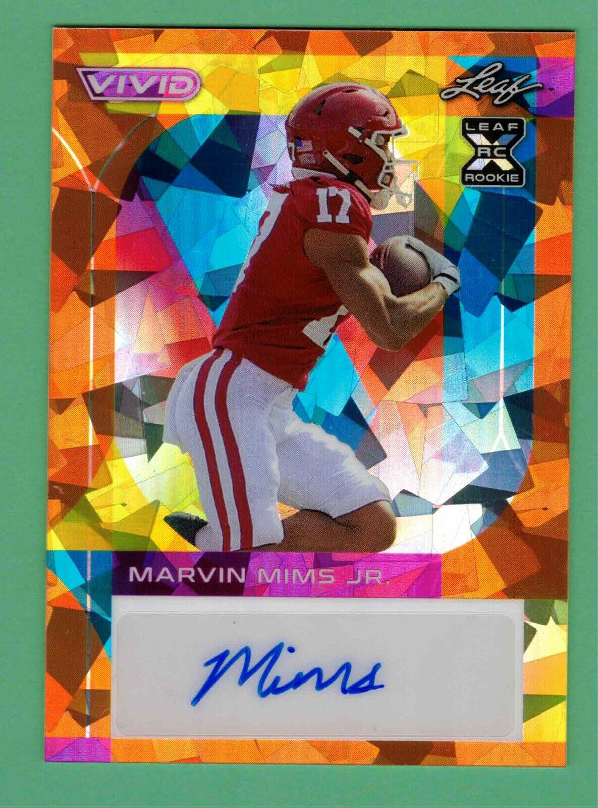 Marvin Mims Jr. [Crystal Orange] #BA-MMJ