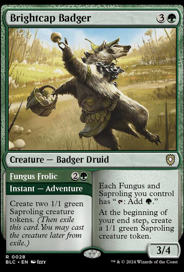 Brightcap Badger // Fungus Frolic