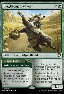 Brightcap Badger // Fungus Frolic