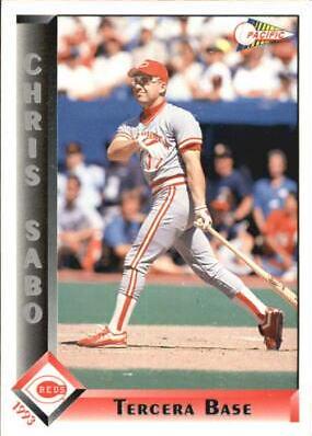 Chris Sabo #90 Baseball Cards 1993 Pacific Spanish
