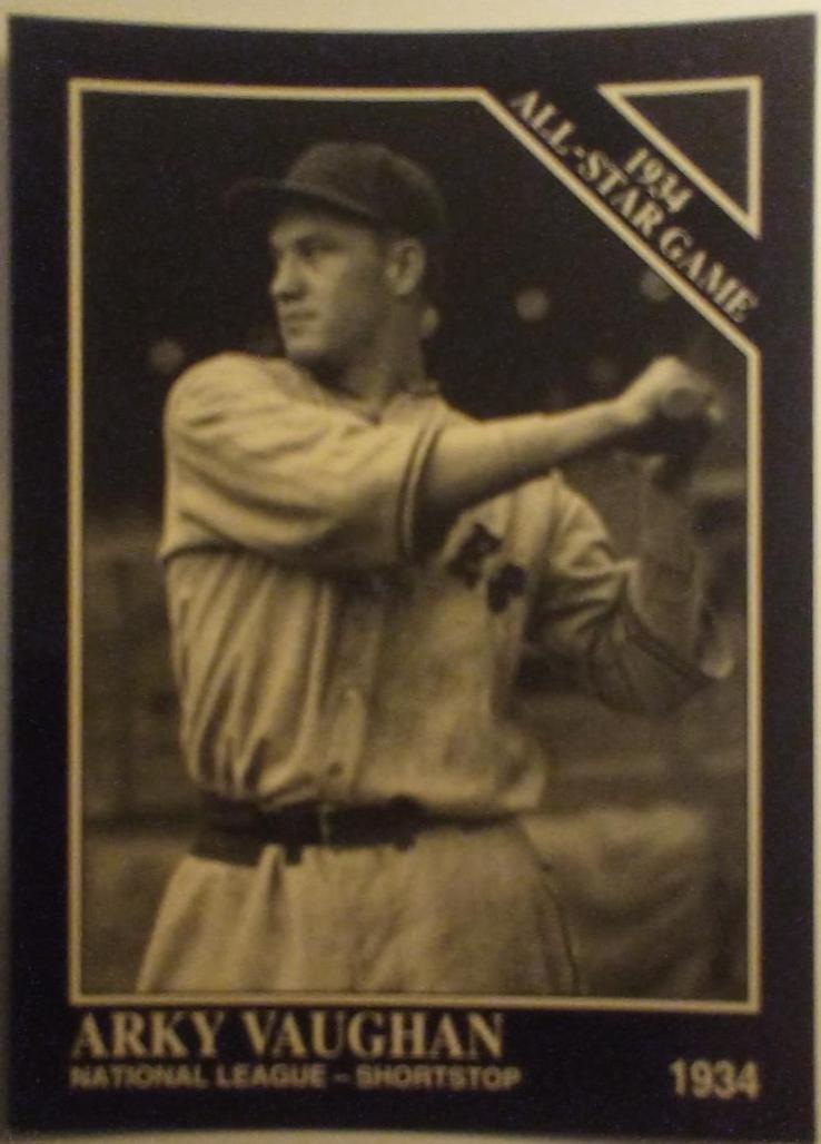 Arky Vaughan #1102 Baseball Cards 1994 The Sportin News Conlon Collection
