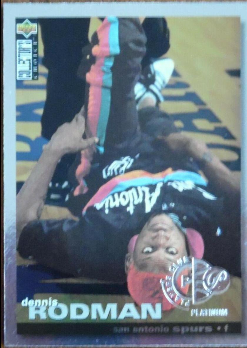 Dennis Rodman [Player's Club Platinum] #10 Basketball Cards 1995 Collector's Choice