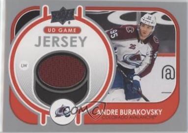 Andre Burakovsky #GJ-BU Hockey Cards 2021 Upper Deck Game Jersey