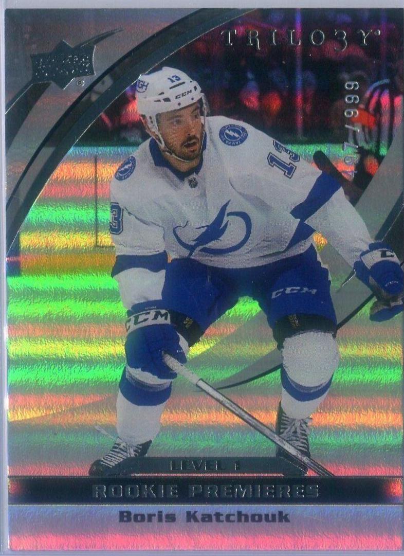 Boris Katchouk #25 Hockey Cards 2021 Upper Deck Trilogy
