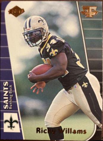 Ricky Williams #T177 Football Cards 1999 Collector's Edge Triumph