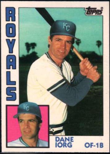 1984 Topps Traded Dane Iorg #54T card