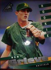 Ben Grieve #113 Baseball Cards 1998 Pinnacle Inside Prices