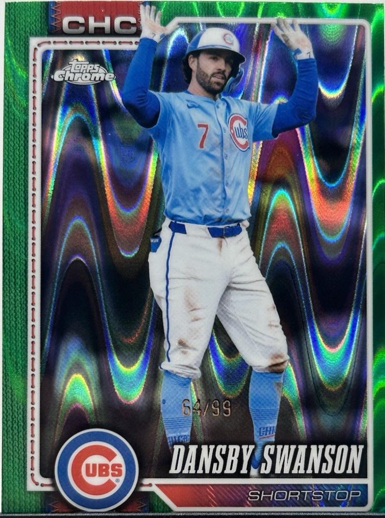 2026 Dansby Swanson [Green Raywave Refractor] #187