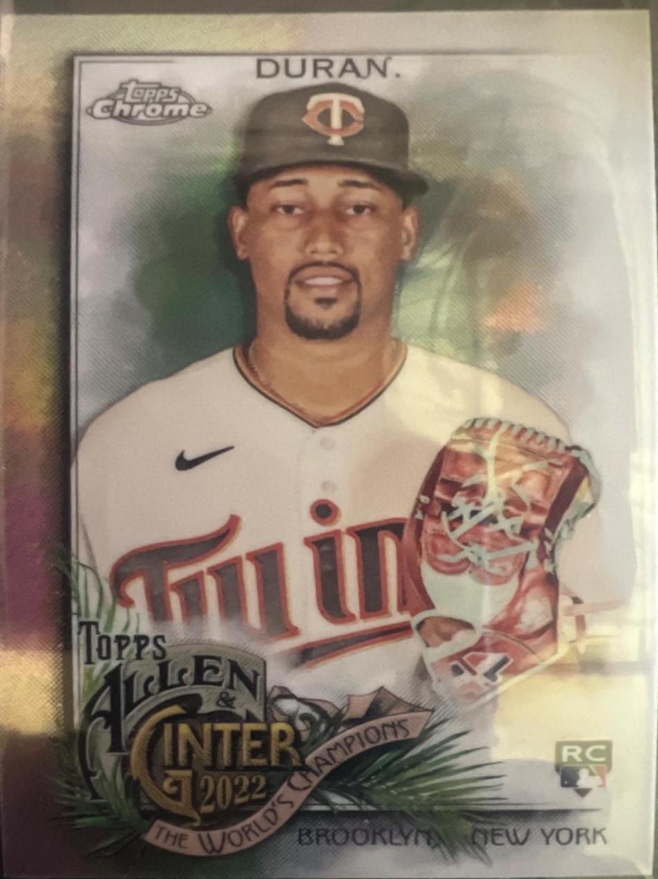 Jhoan Duran #245 Baseball Cards 2022 Topps Allen & Ginter Chrome
