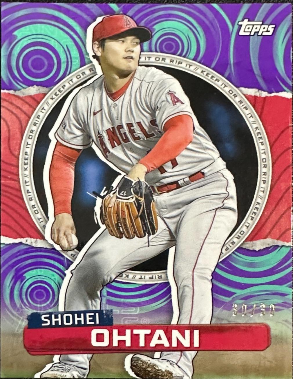 Shohei Ohtani [Aqua Purple Ripples] #81