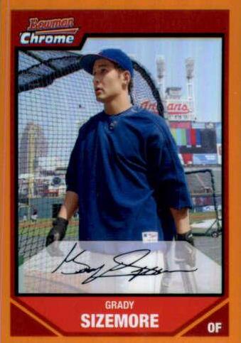 Grady Sizemore [Orange Refractor] #107