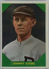 Johnny Evers #57 Baseball Cards 1960 Fleer