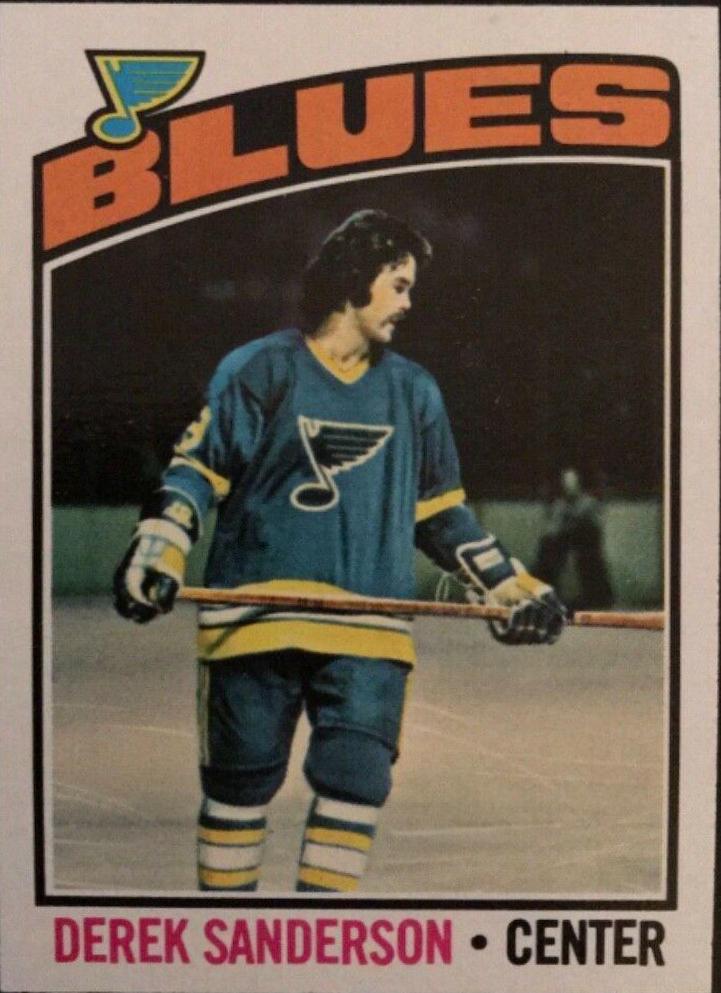 Derek Sanderson #20 Hockey Cards 1976 Topps