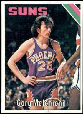 Gary Melchionni #21 Basketball Cards 1975 Topps