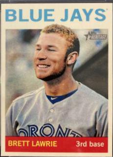 Brett Lawrie #55 Baseball Cards 2013 Topps Heritage