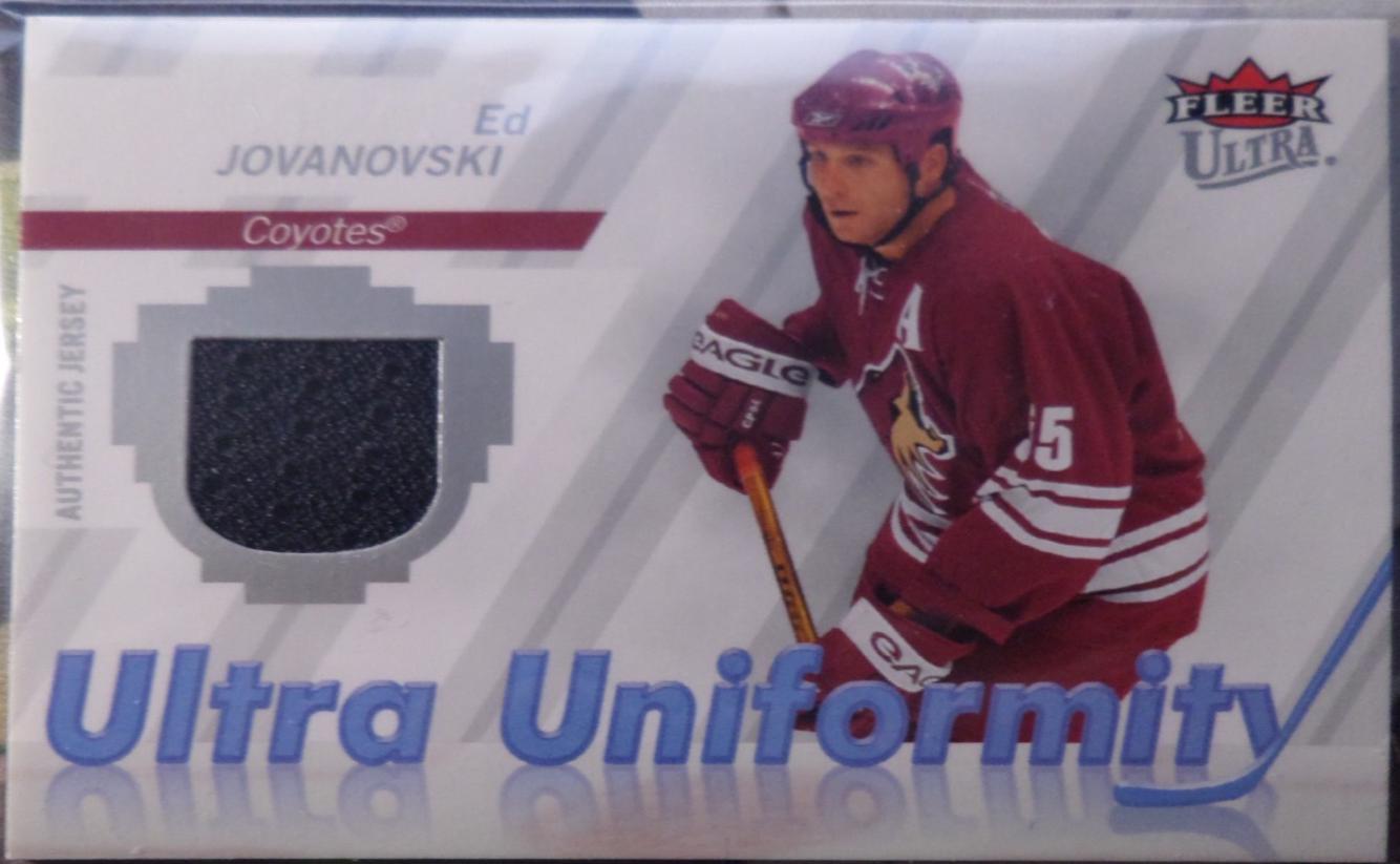 Ed Jovanovski #U-EJ Hockey Cards 2007 Ultra Uniformity