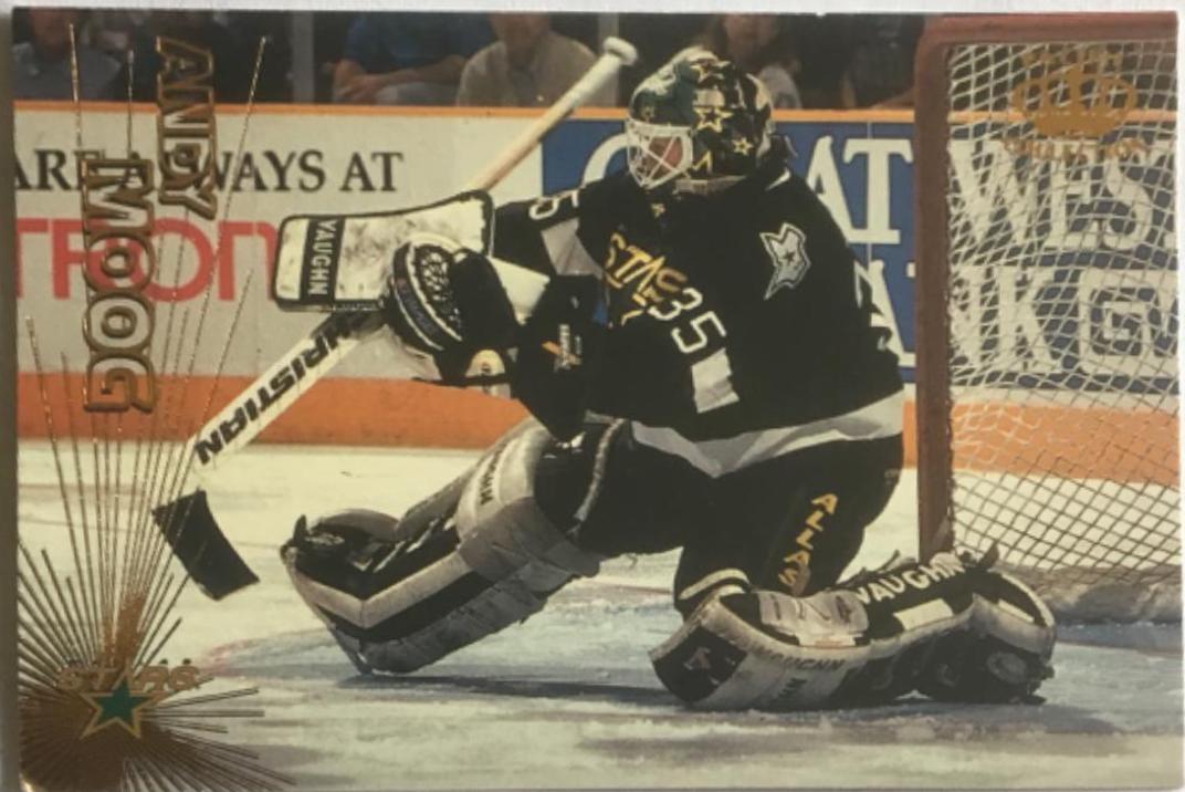 Andy Moog #35 Hockey Cards 1997 Pacific Crown